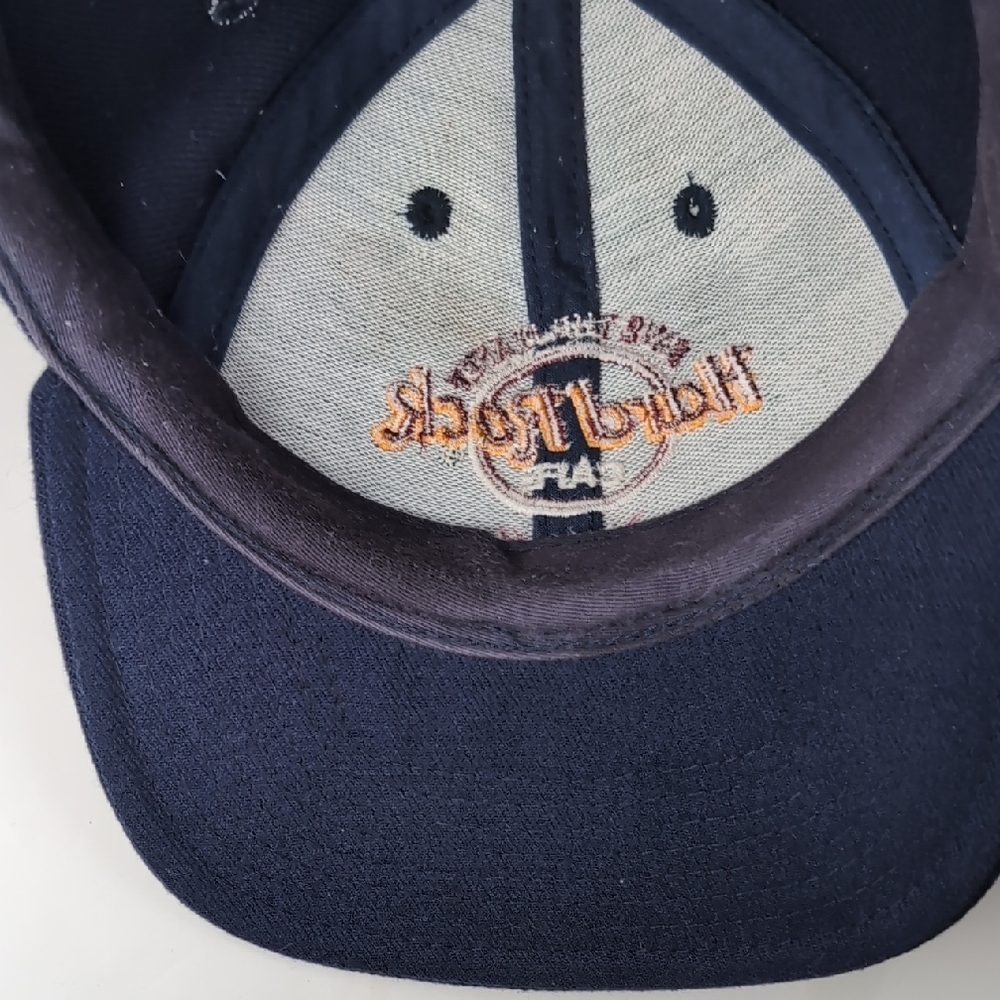 Vintage 90's Hard Rock Cafe "Atlanta" Adj Hat Spellout Embroidery Tricolors!!!!! - Picture 12 of 14
